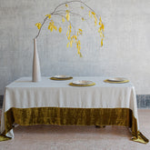 Velvet Large Border Tablecloth |
