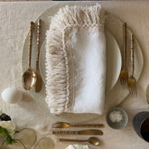 Long Fringe Napkin Set of 4 |