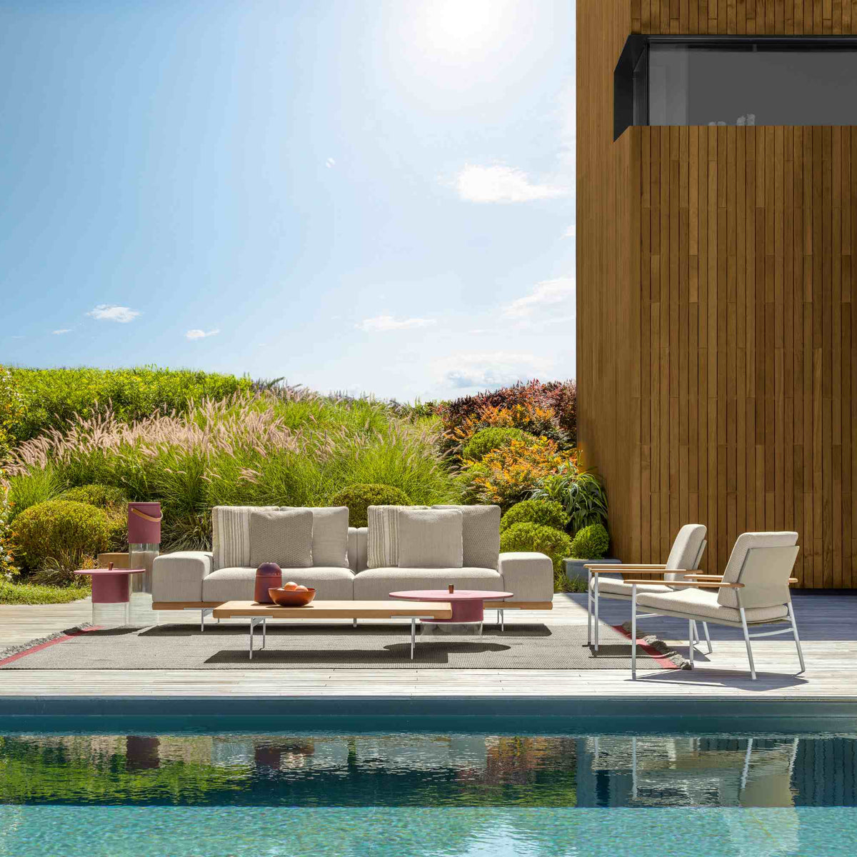 Allure Sofa | Two Seater Fabric Sofa | Interni