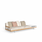 Allure Sofa | Three Seater Wood Sofa & Shelf |
