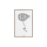 Montgolfier Penguin Art Print |