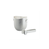 Velvet Ice Bucket and Tongs |