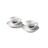 Service Prunier - 2 cups and 2 saucers |