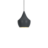 Beat Pendant Fat Black LED - Tom Dixon |
