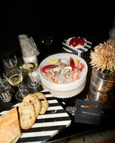 Triangoli White Onyx Centerpiece |