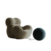 UP5_6 | Armchair with pouf |