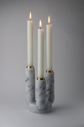 Splendido White Candle Holder |