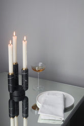Splendido Black Candle Holder |