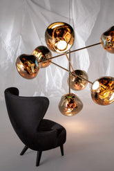 Melt Chandelier Large Gold LED |