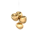 Melt Chandelier Mini Gold LED - Tom Dixon |