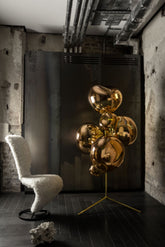 Melt Floor Chandelier Gold |
