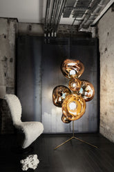 Melt Floor Chandelier Gold |