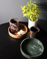 Triangoli Green Centerpiece |