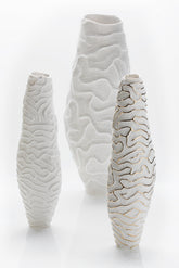 Menhir White Vase |