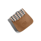Leather biscuit pocket |