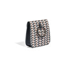 Leather biscuit pocket |