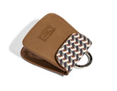 Leather biscuit pocket |