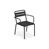 Star - Aluminum small armchair |