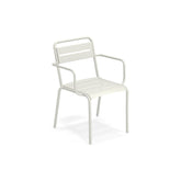 Star - Aluminum small armchair |