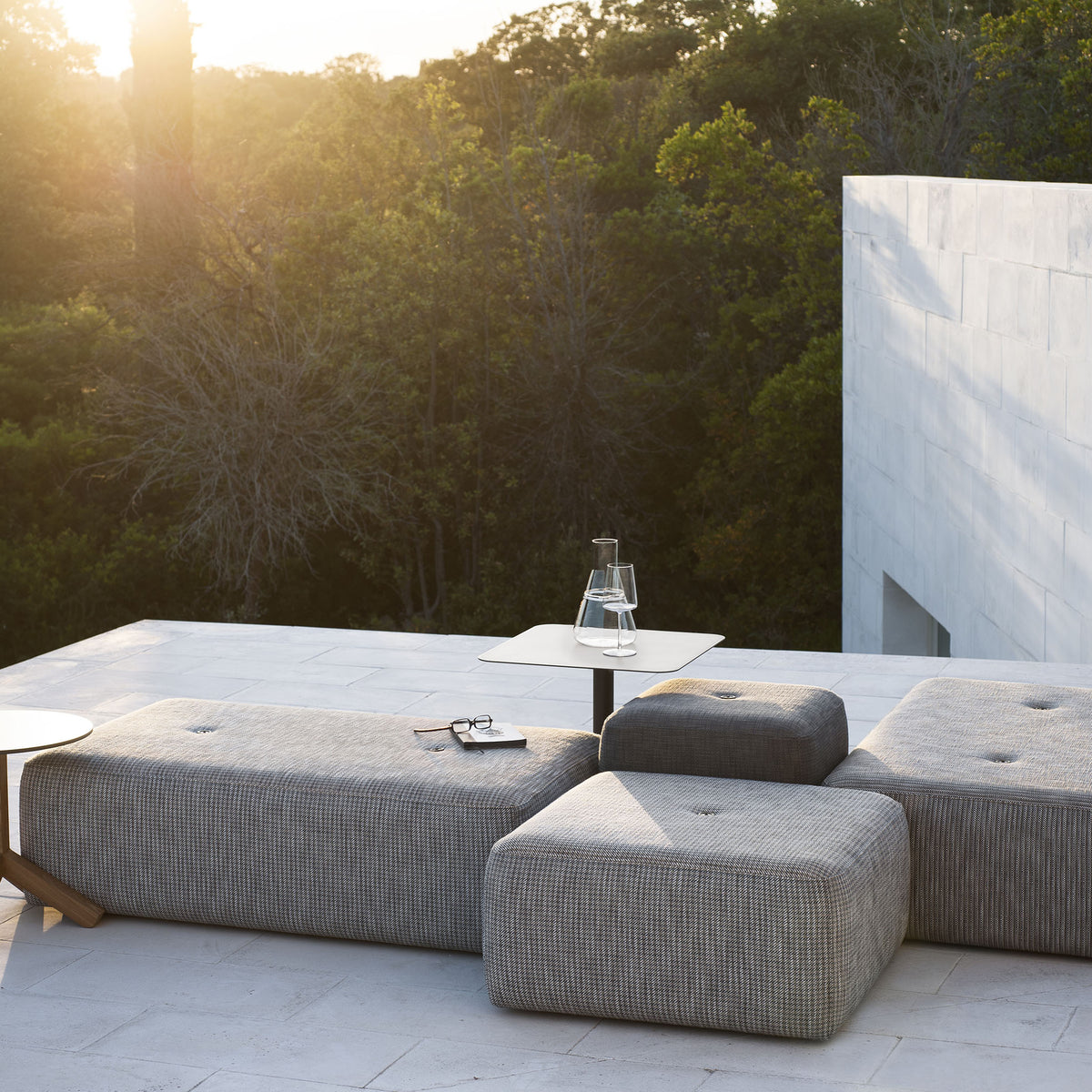 Double Square Pouf | Interni