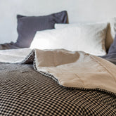 Piping Linen Blanket | 