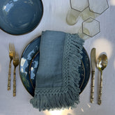 Long Fringe Napkin Set of 4 | 