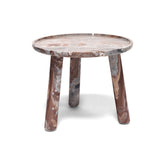 Stone Round Coffee Table | Arabescato Orobico - Outdoor Furniture | 