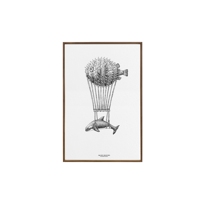 Montgolfier Orca Art Print