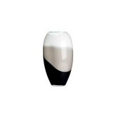 Ellisse White Grey Black Vase - Decor | 