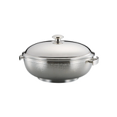 Big Silver Thermal Food Serving Dish - Tableware | 