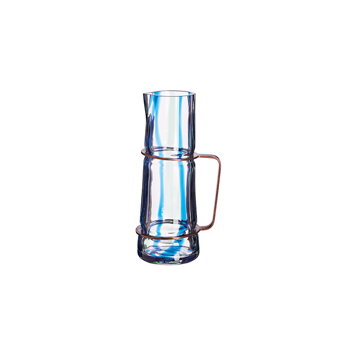 Talea Blue Green Stripes Carafe