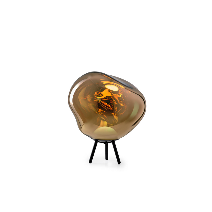Melt Portable Floor/Hanging LED Gold Lamp