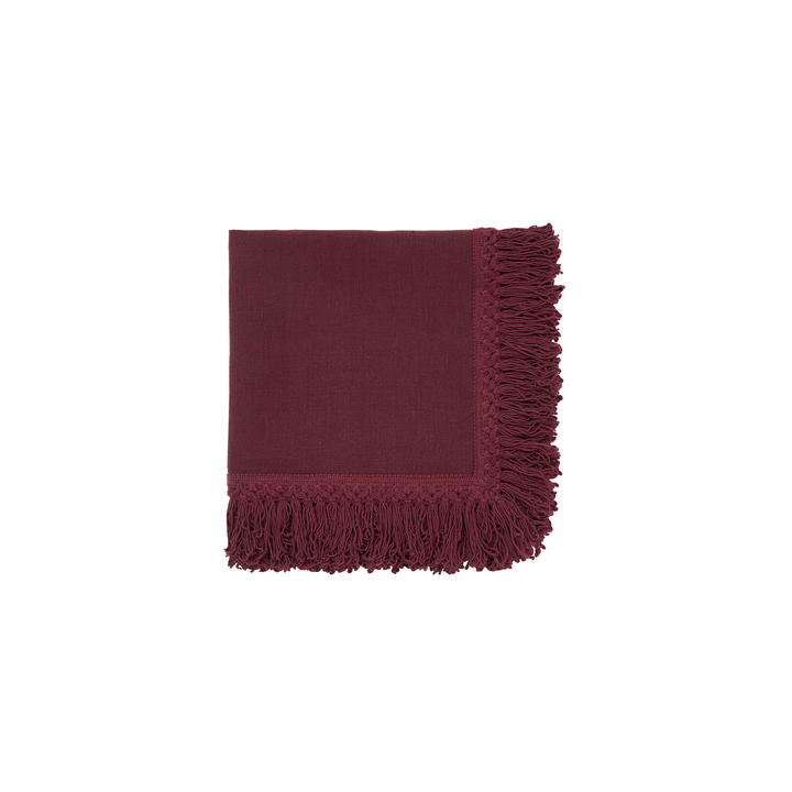 Long Fringe Napkin Set of 4