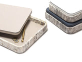 Giza Leather & Marble Square Box Large | 