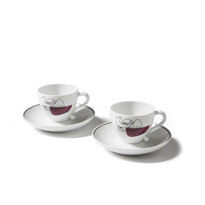 Service Prunier - 2 cups and 2 saucers